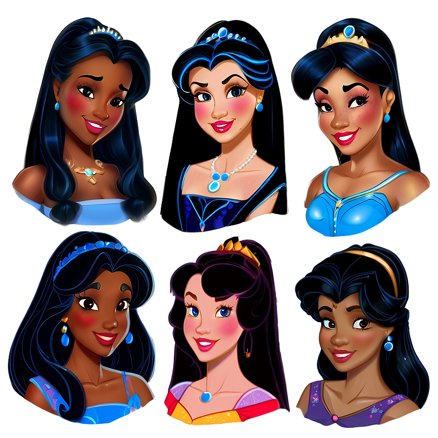 Classic Princesses Portraits Png 43