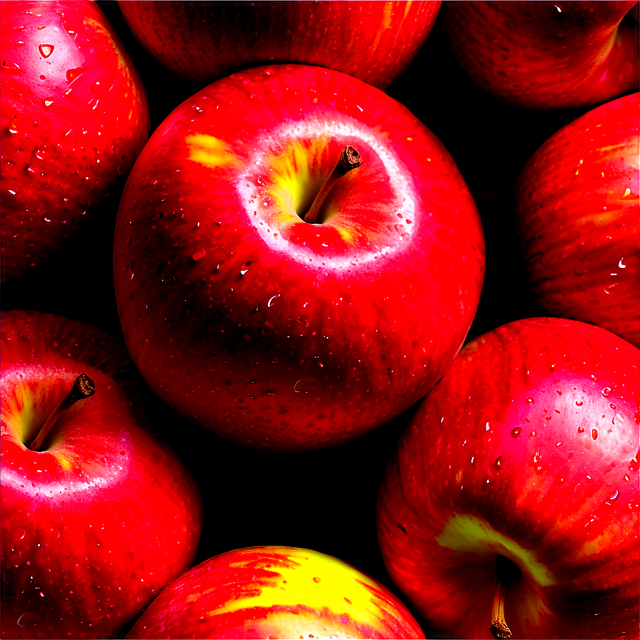 Classic Red Apple Png Lfp93