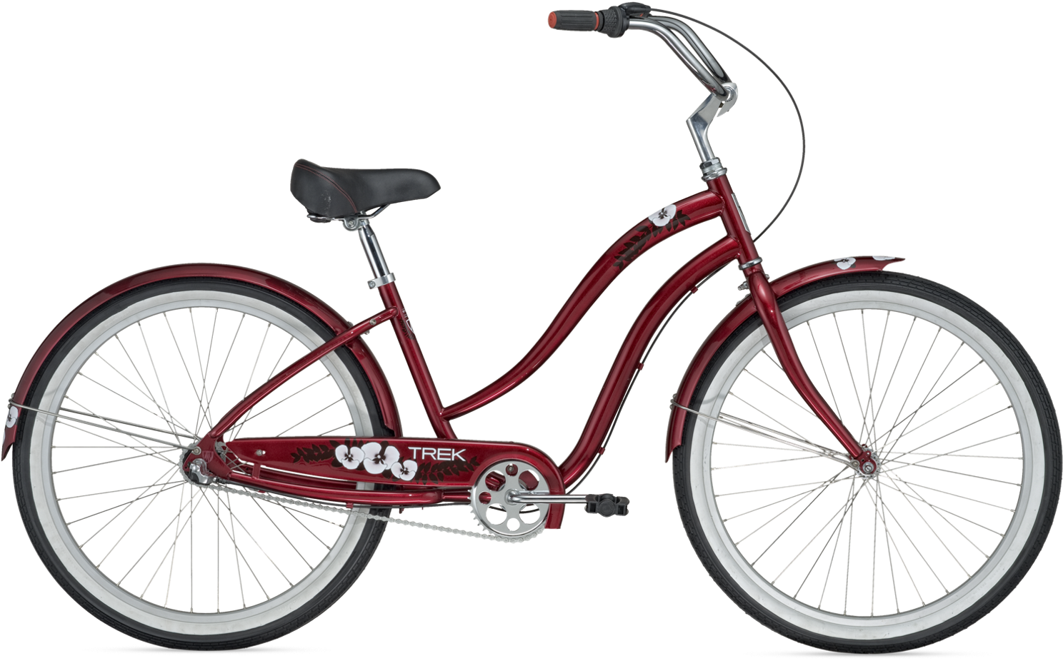 Classic Red Cruiser Bicycle