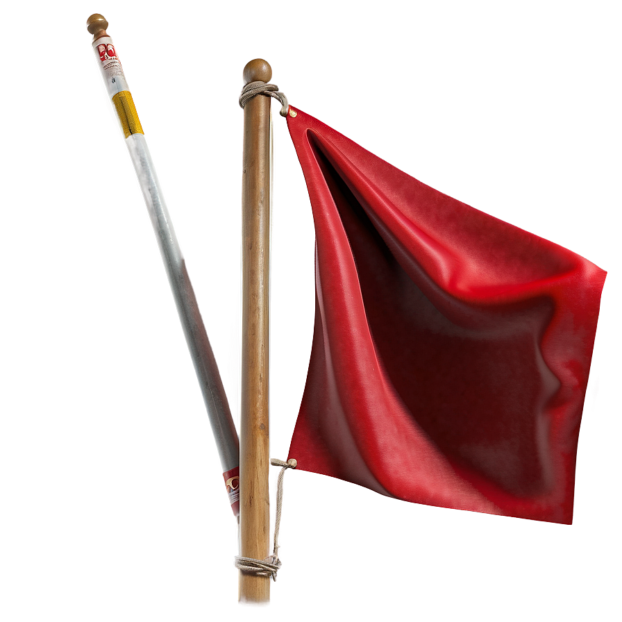 Classic Red Flag Model Png 76