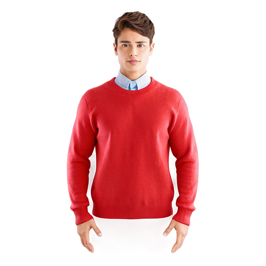 Classic Red Sweater Png Sii