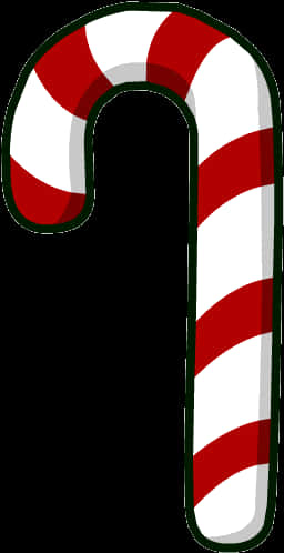 Classic Redand White Candy Cane