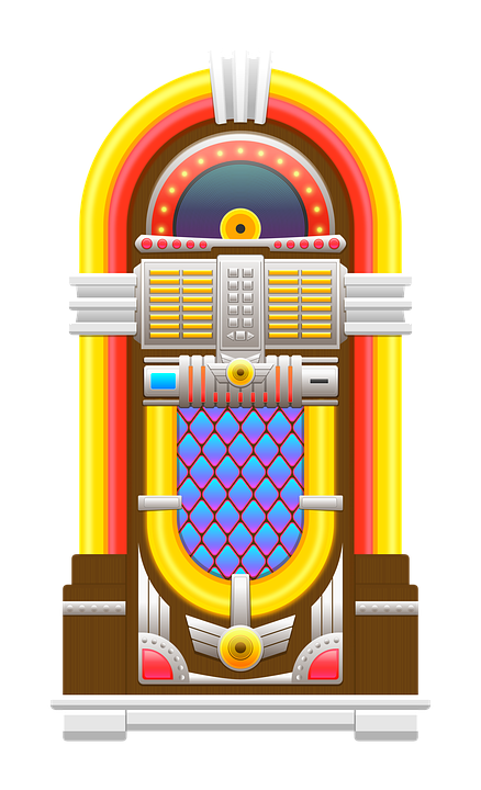 Classic Retro Jukebox Illustration