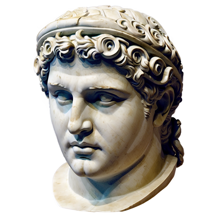 Classic Roman Art Statue Png 16