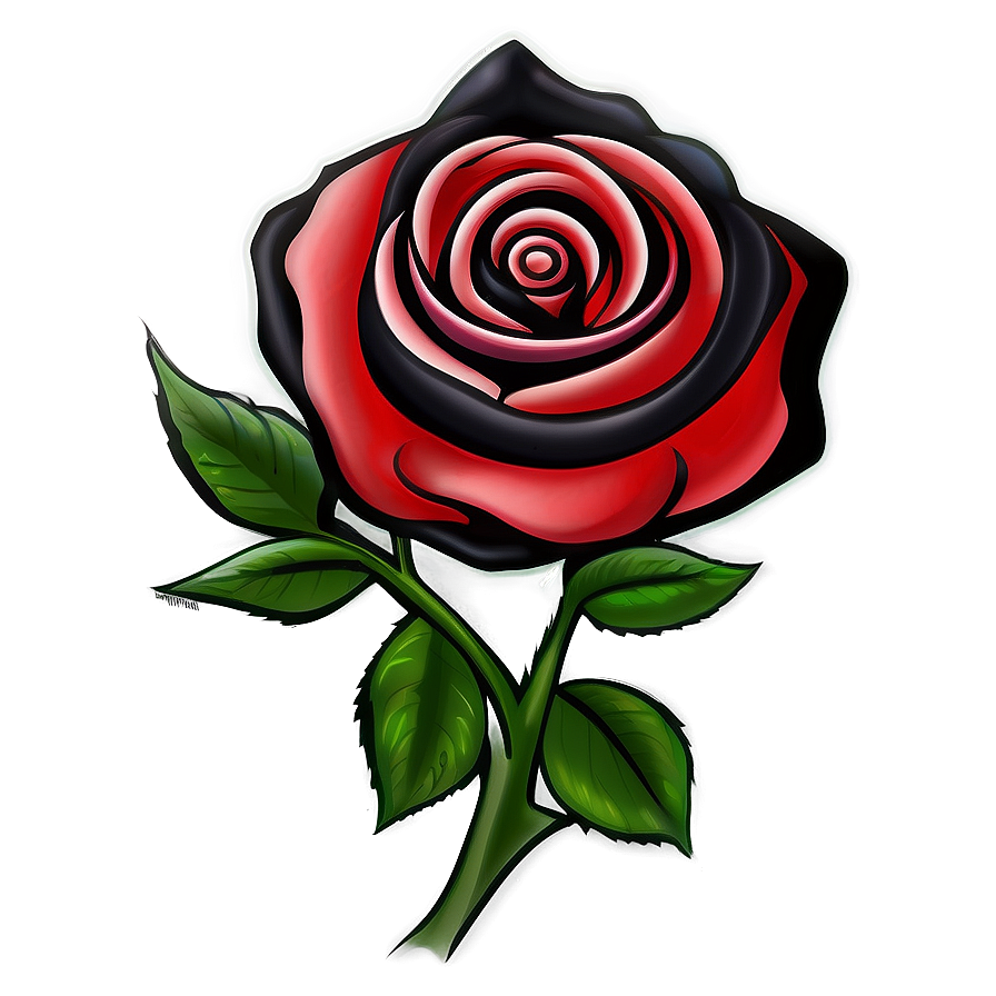 Classic Rose Tattoo Design Png Oar