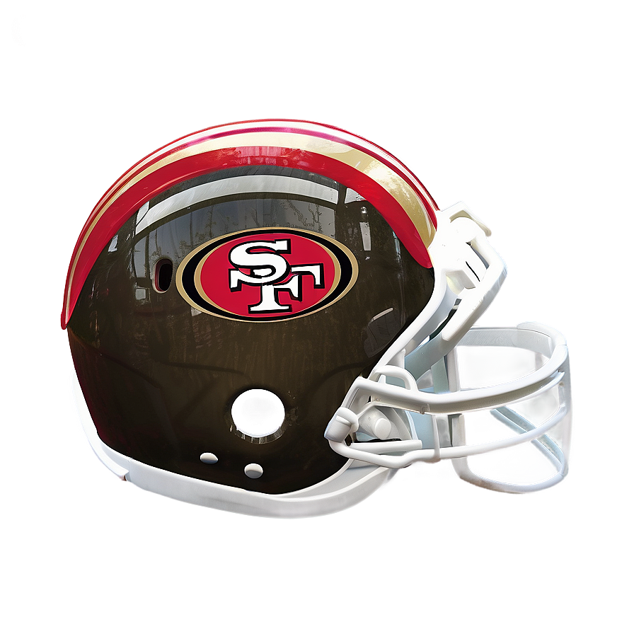 Classic San Francisco 49ers Helmet Png 06122024