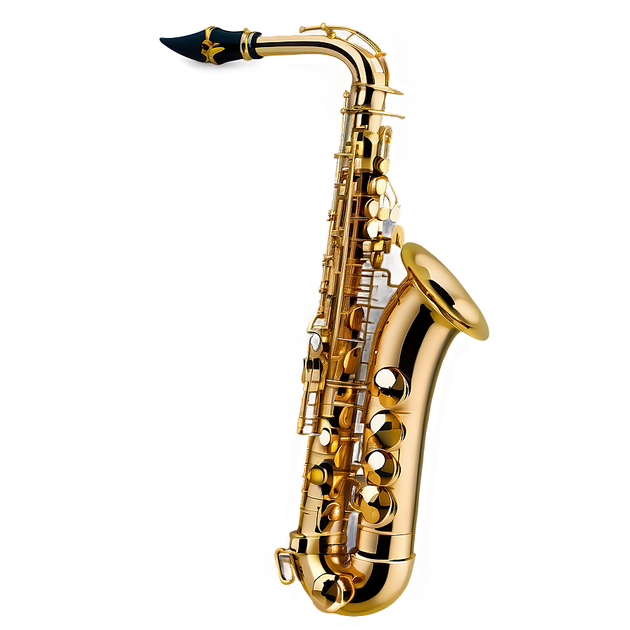 Classic Saxophone Design Png Kth86