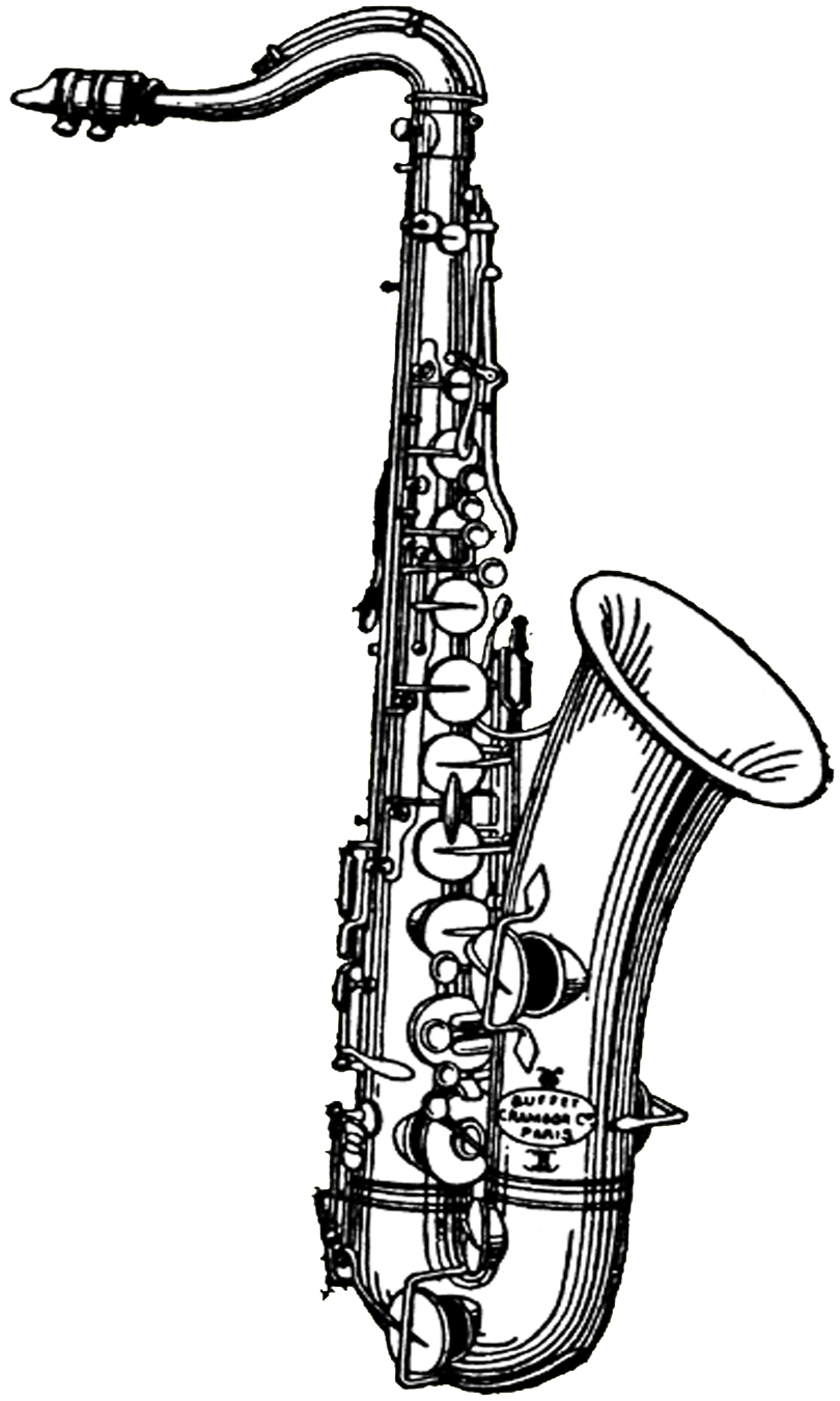 Classic Saxophone Vector Illustration