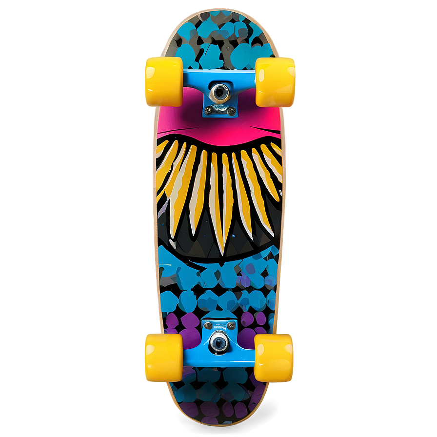 Classic Skateboard Design Png Vrh