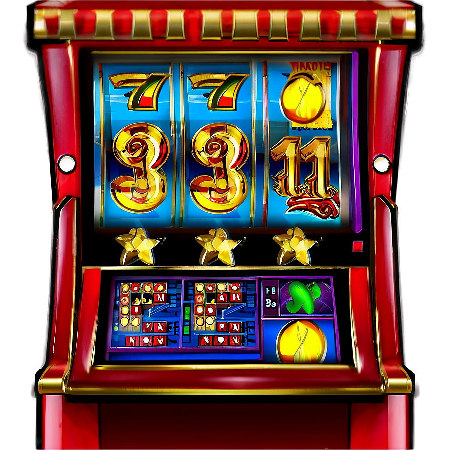 Classic Slot Machine Illustration