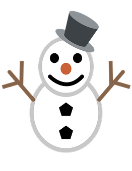 Classic Snowman Clipart