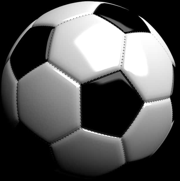 Classic Soccer Ball Blackand White