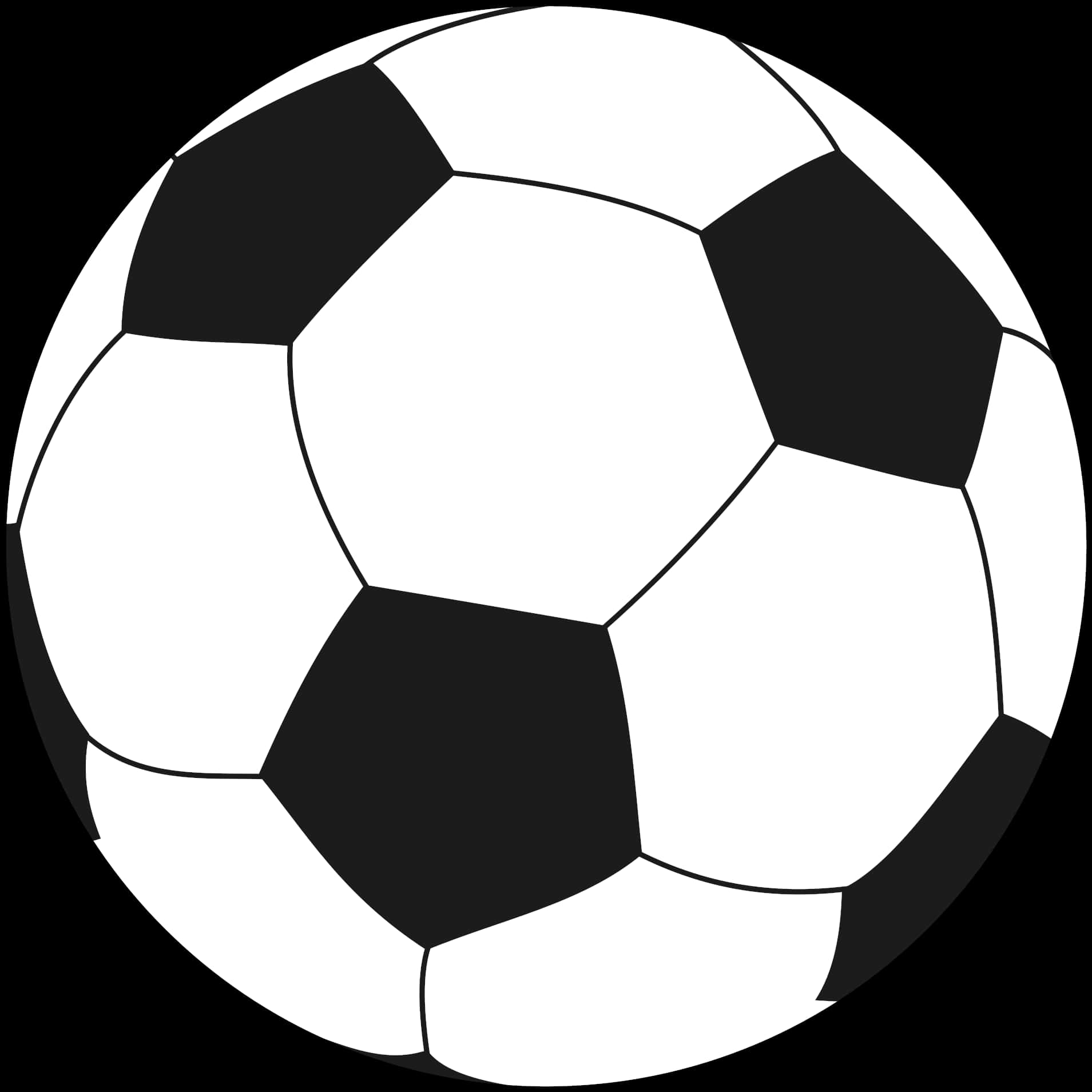 Classic Soccer Ball Vector