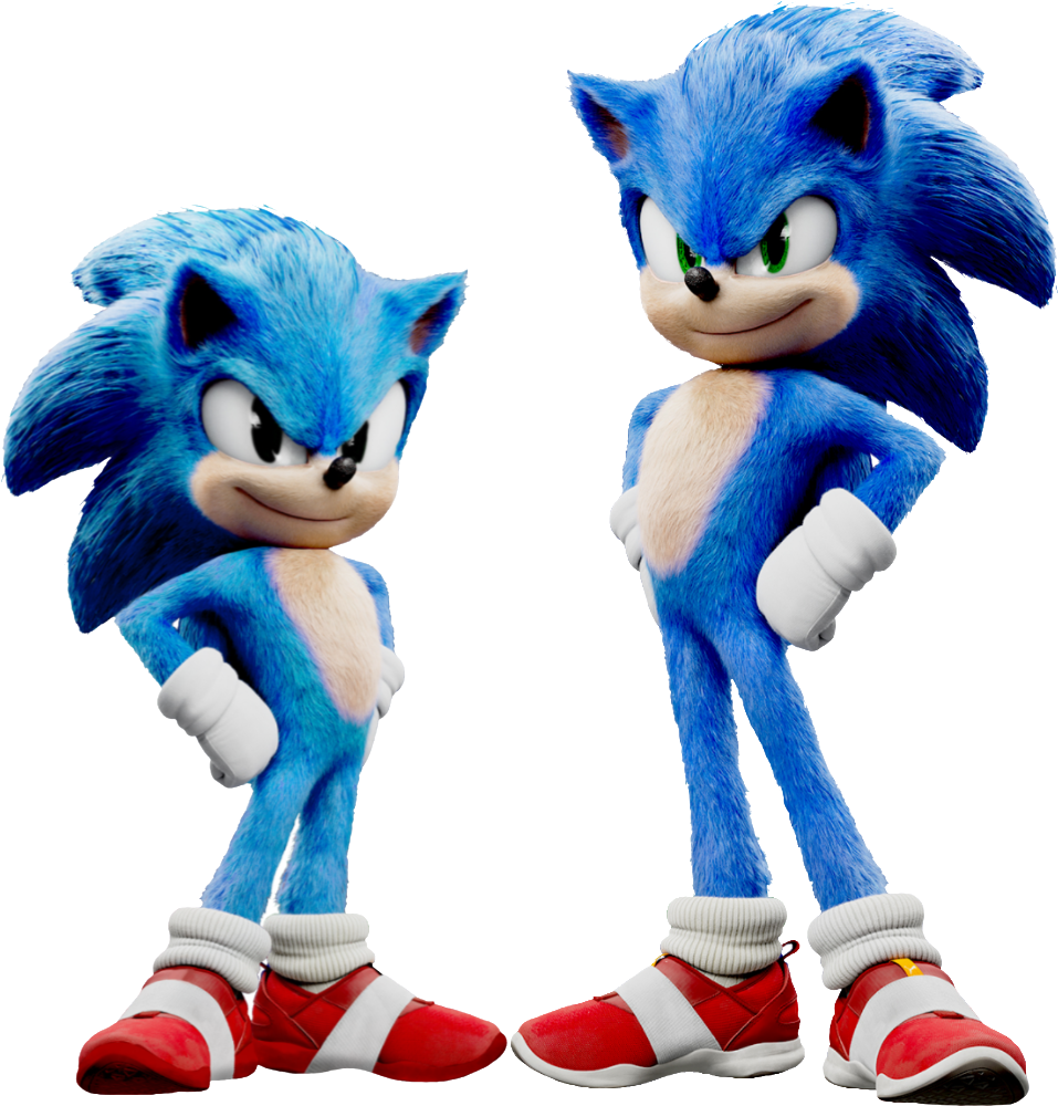 Classic Sonic Duo Pose