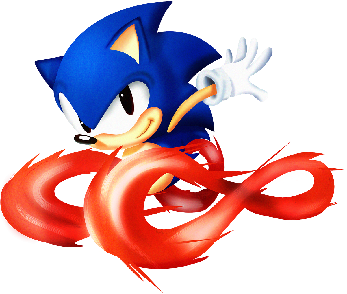 Classic Sonic Speed Blur