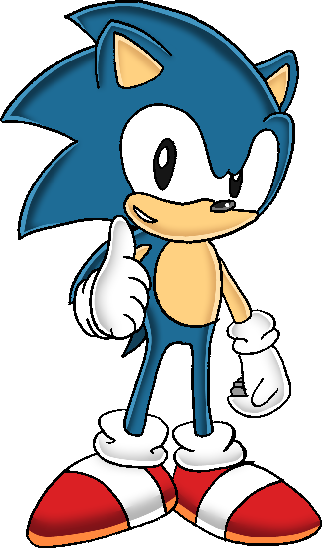 Classic Sonic Thumbs Up