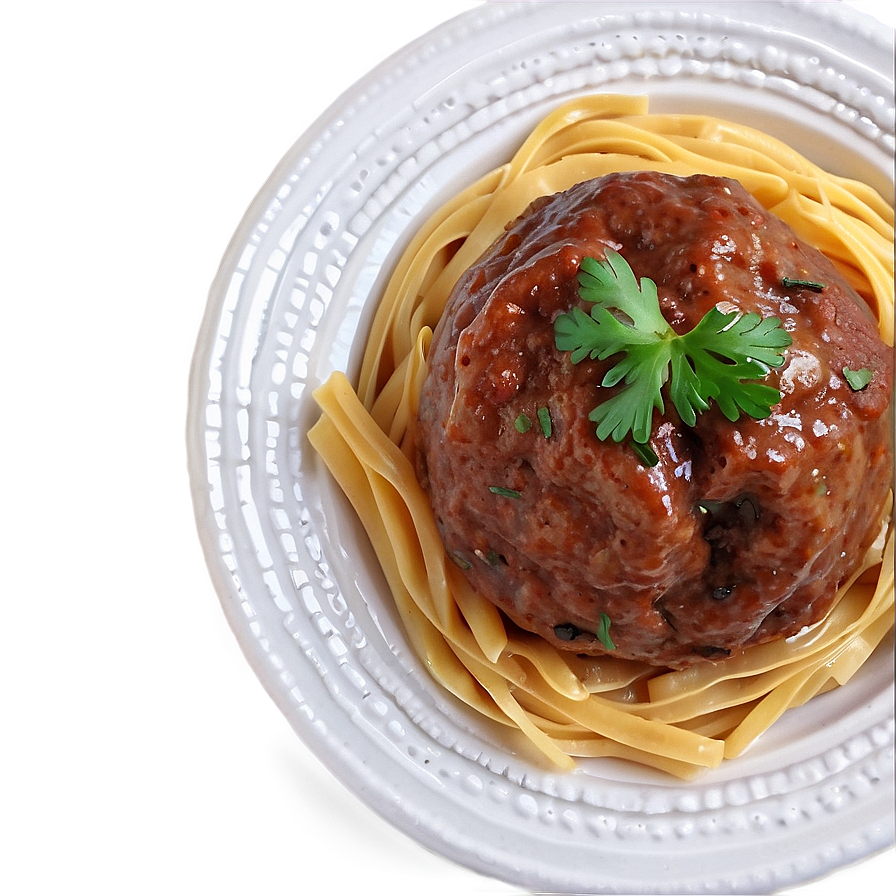 Classic Spaghettiand Meatball Dish