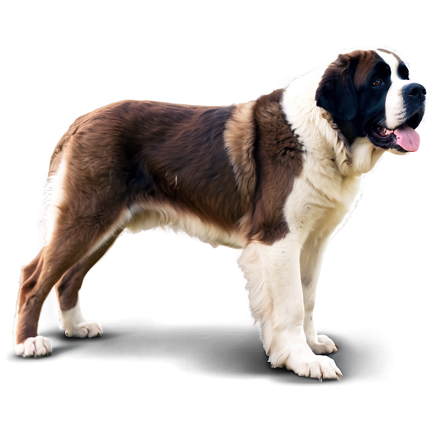 Classic St Bernard Pose Png 06292024