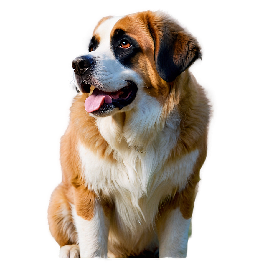 Classic St Bernard Pose Png 06292024