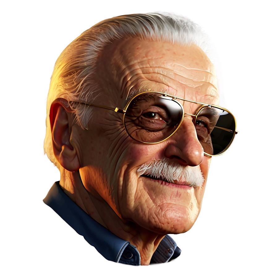 Classic Stan Lee Artist Png Rgi