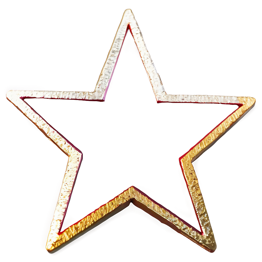 Classic Star Outline Png 29