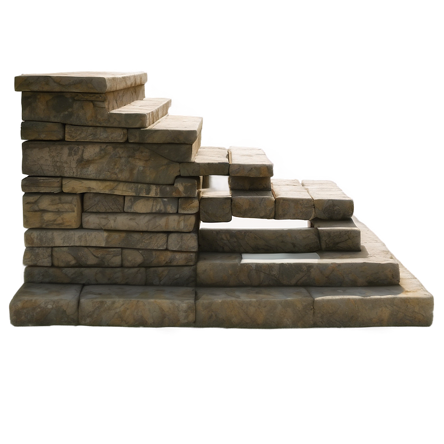 Classic Stone Staircase Png 40