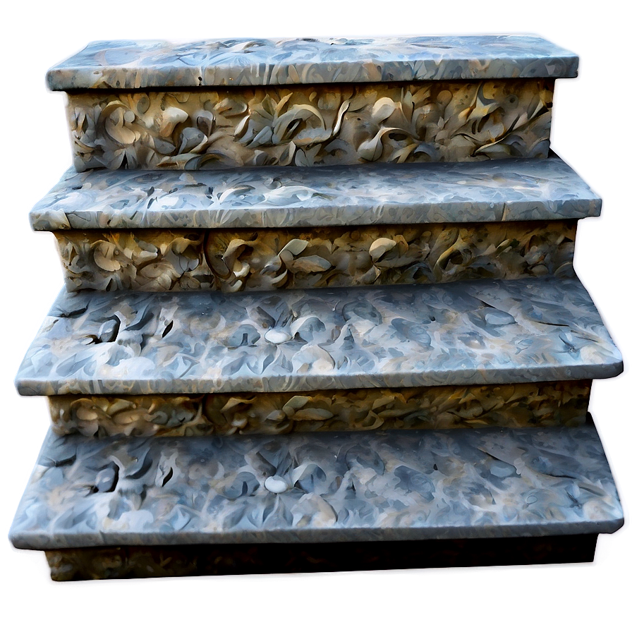 Classic Stone Staircase Png 40