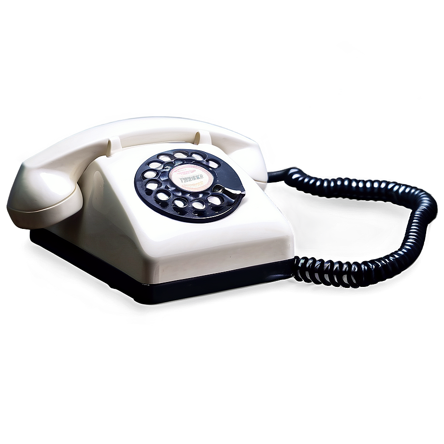 Classic Telephone On Table Png 35