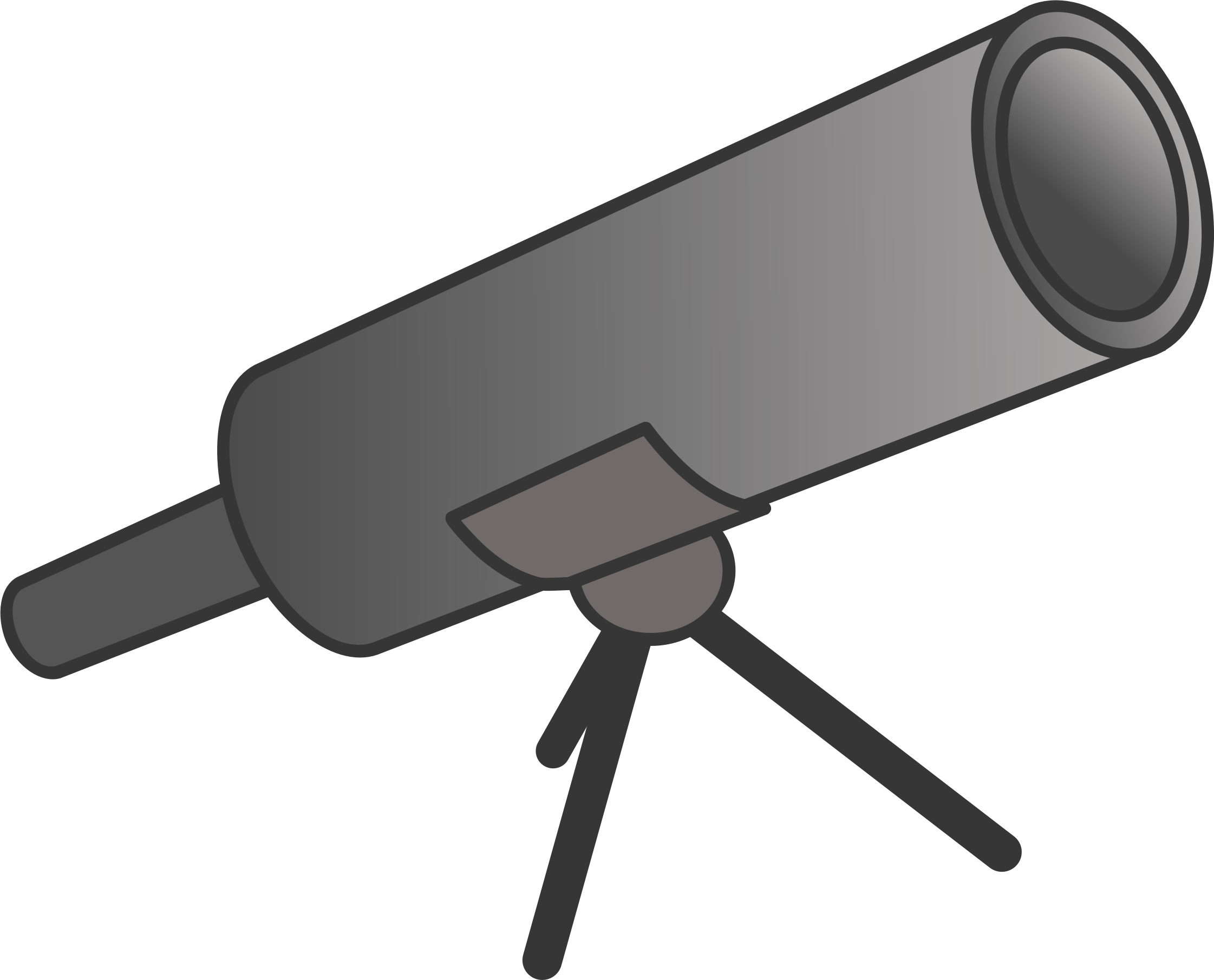 Classic Telescope Illustration