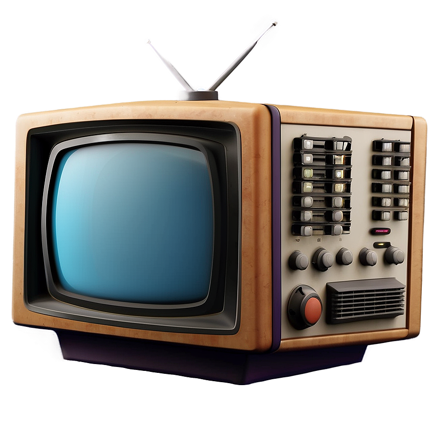 Classic Television Set Icon Png 45