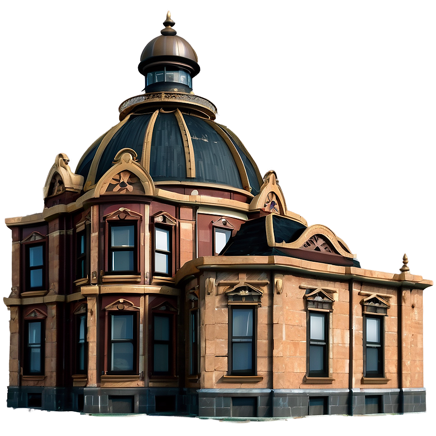 Classic Victorian Building Png 5