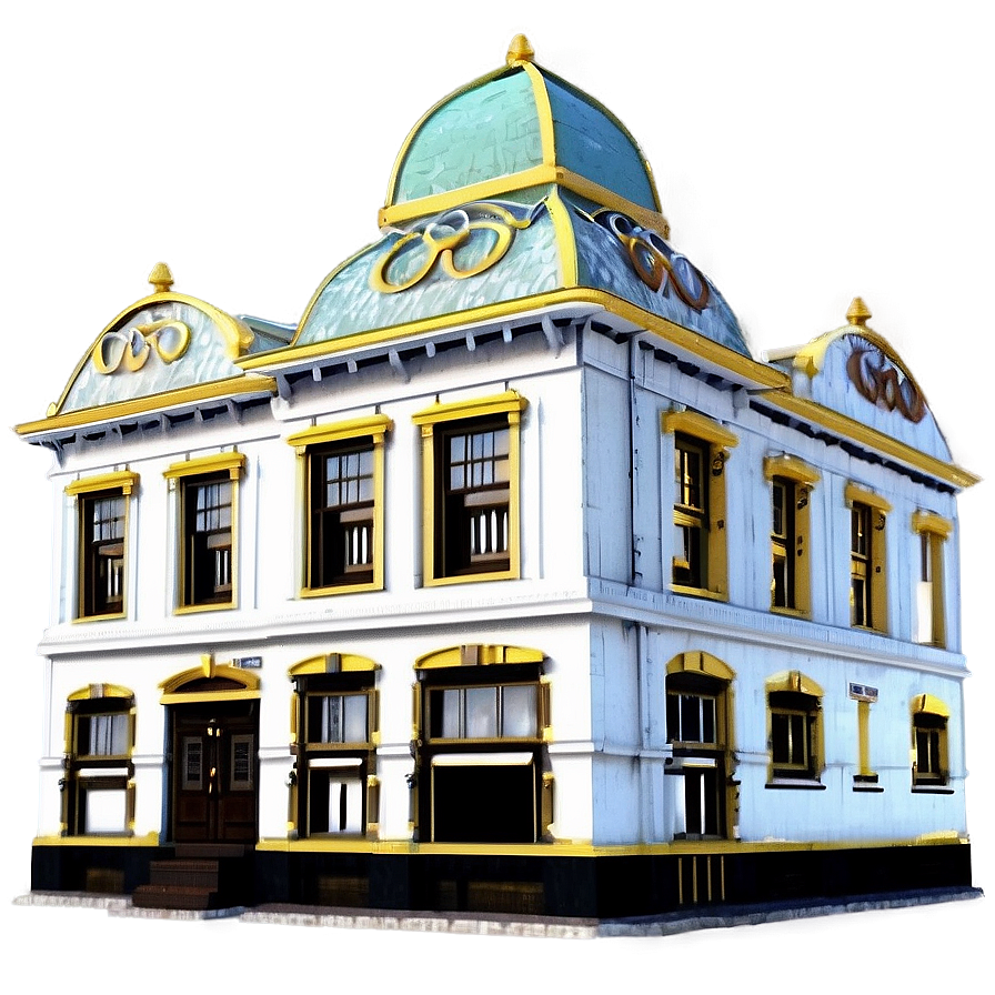 Classic Victorian Building Png Fmt