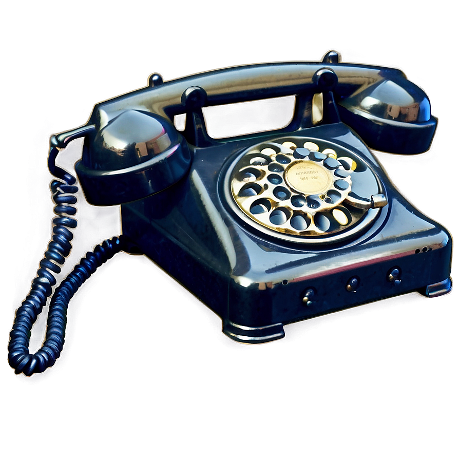 Classic Vintage Telephone Png Joc