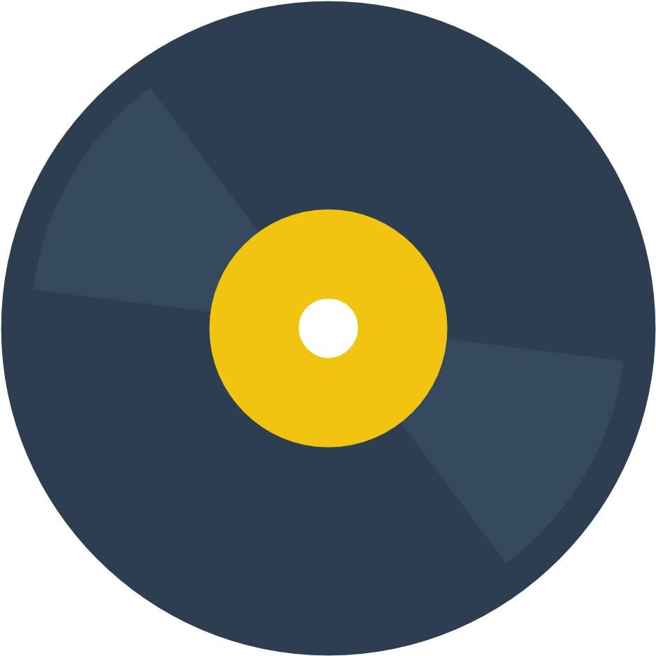 Classic Vinyl Record Icon