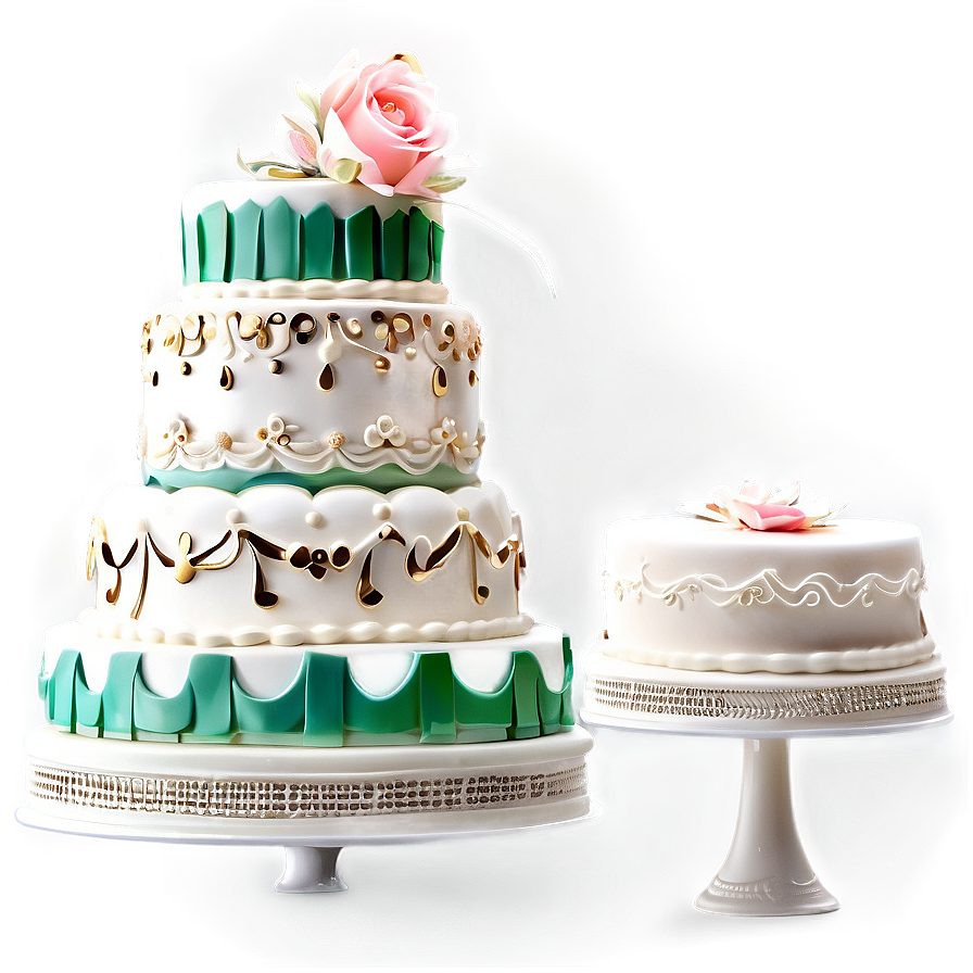 Classic Wedding Cake Png 06122024