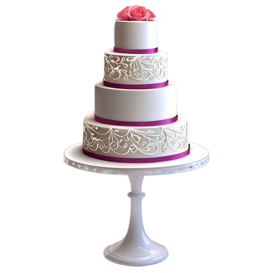 Classic Wedding Cake Png 34