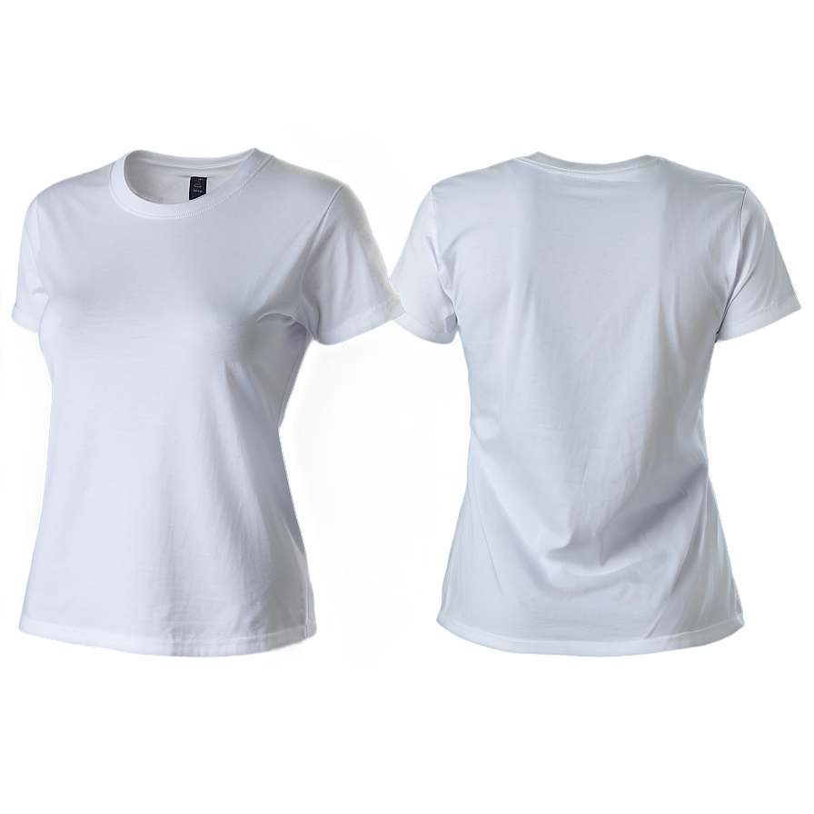 Classic White Tee Design Png Bds