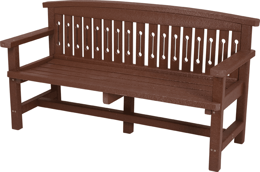 Classic Wooden Park Bench