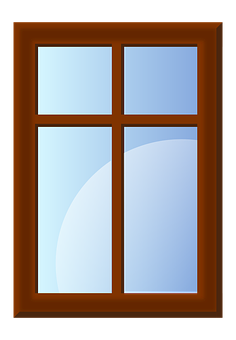 Classic Wooden Window Vector