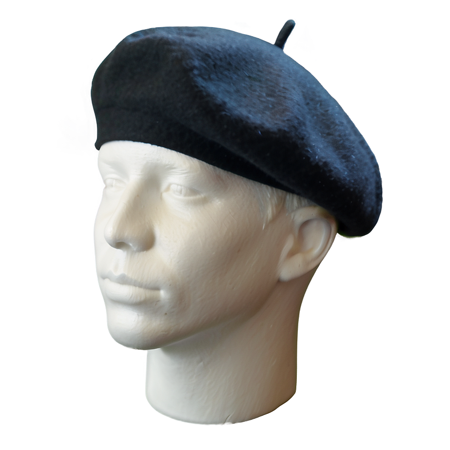 Classic Wool Beret Png 4