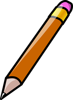 Classic Yellow Pencil Graphic