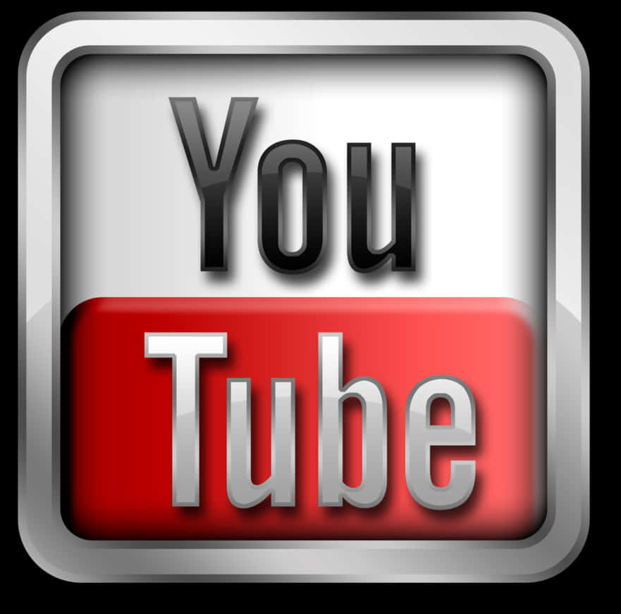 Classic You Tube Logo3 D Button