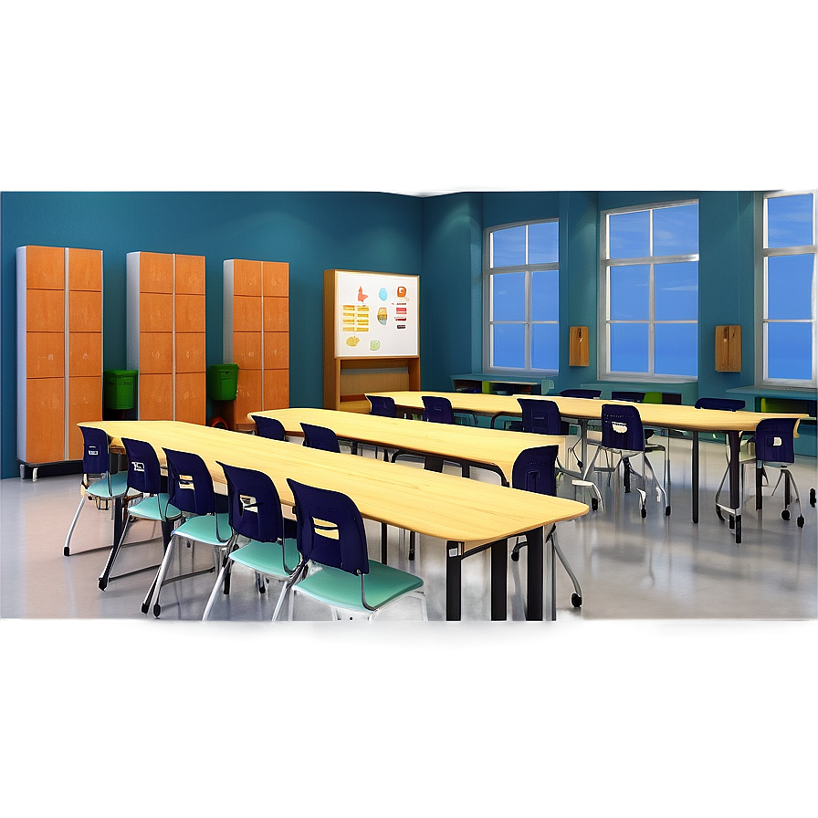 Classroom Design Png 16