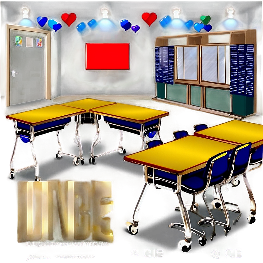 Classroom Design Png Adw10