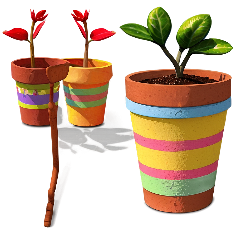 Clay Flower Pots Png 55