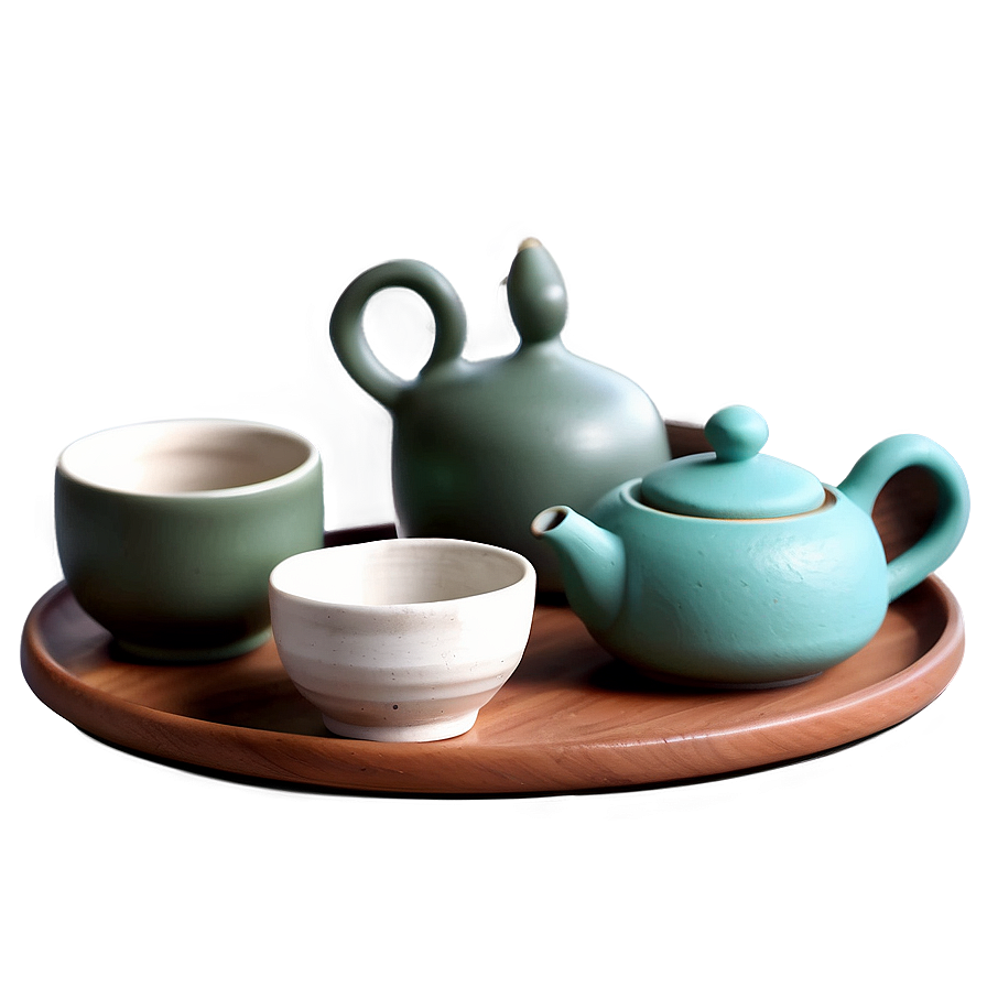 Clay Tea Set Collection Png Uhb63