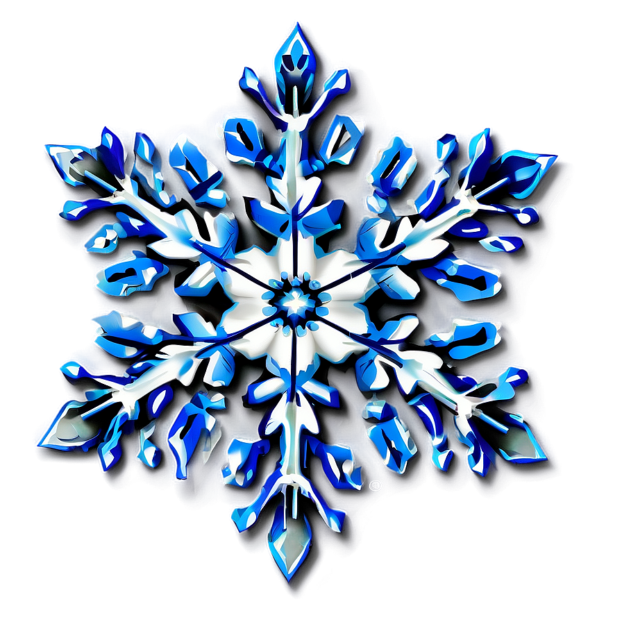 Clean Snowflake Clipart Png 06282024