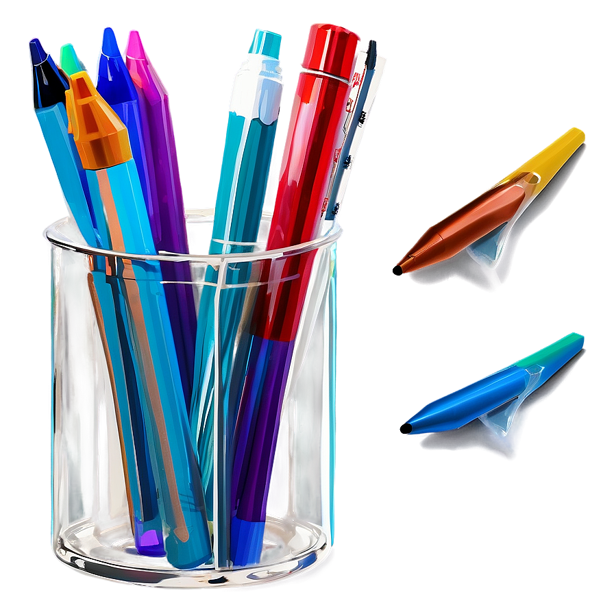 Clear Acrylic Pencil Holder Png 89