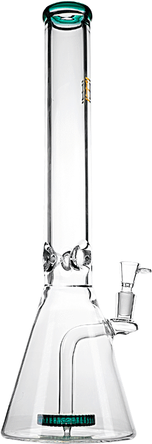 Clear Glass Bongwith Accents