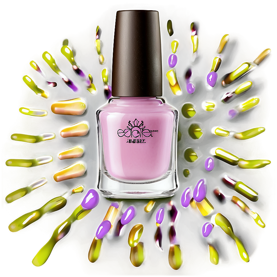 Clear Nail Polish Bottle Png 06292024